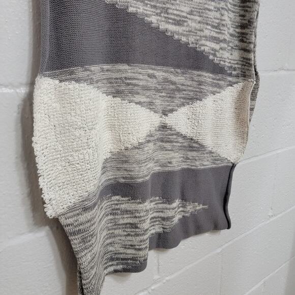 Textured Gray Loop Scarf - Picture 2 of 6